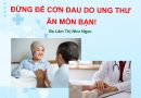 Đừng để cơn đau do ung thư ăn mòn bạn❗️